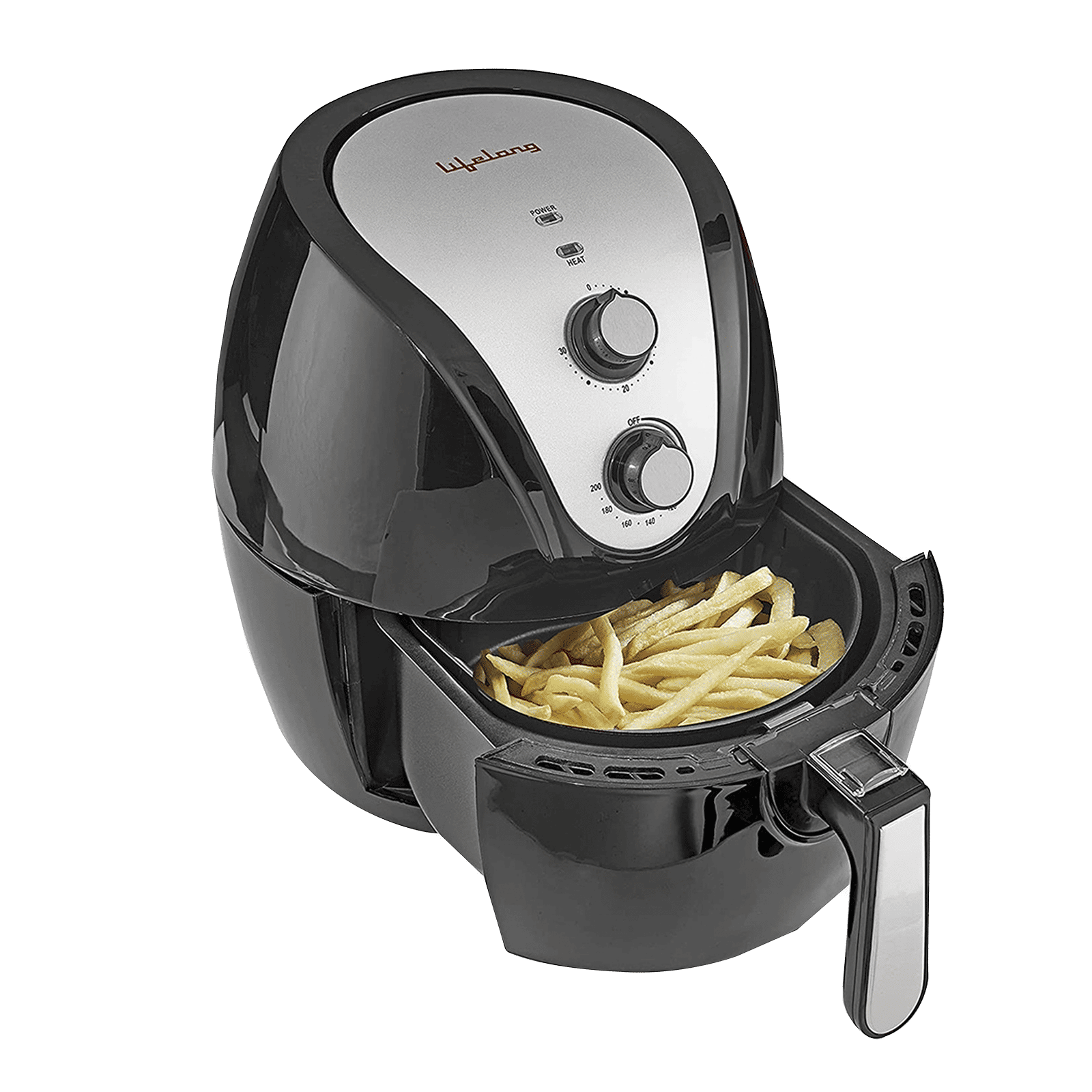 Lifelong Fryo 4.5L 1400 Watt Air Fryer with Rapid Air Technology (Black)_4