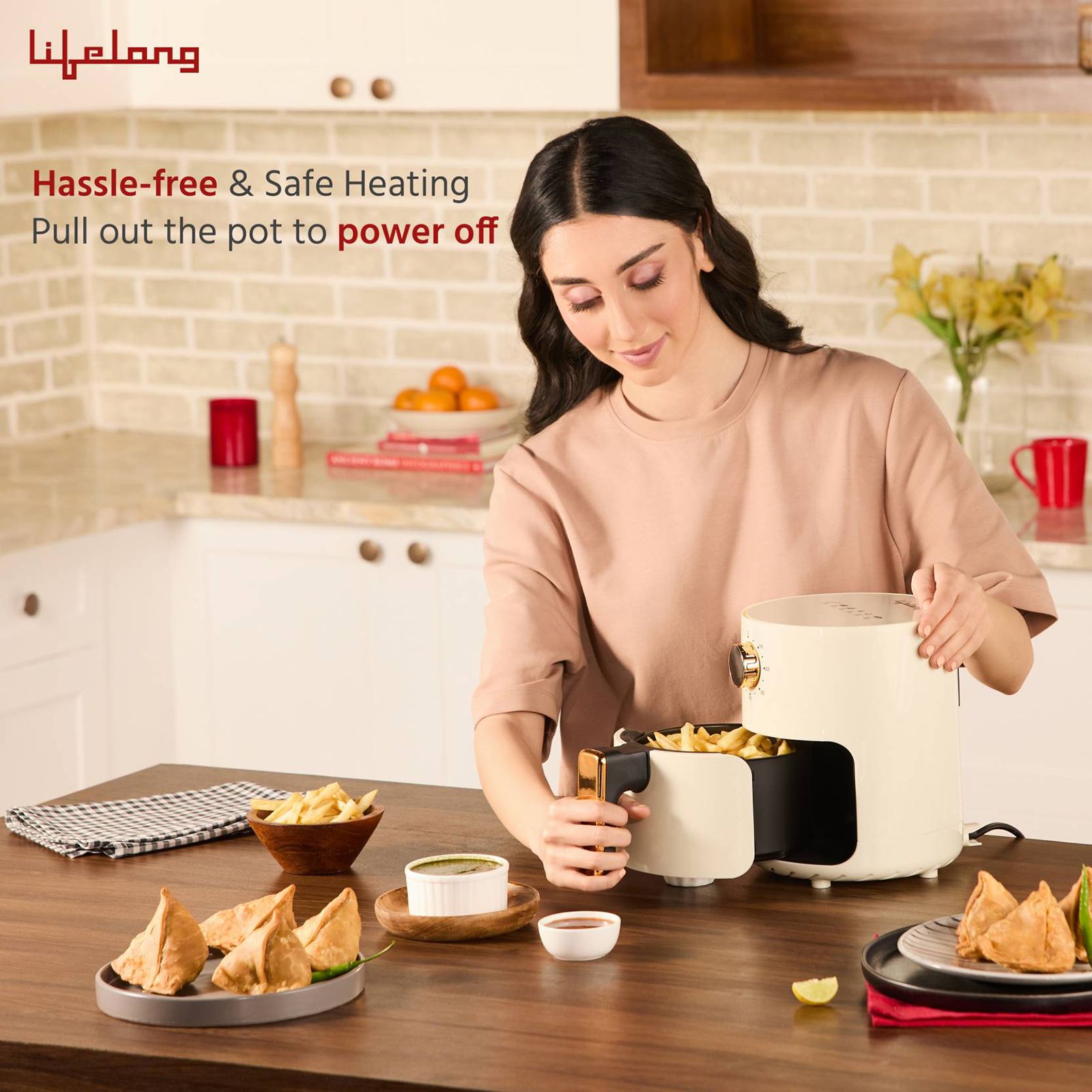 Lifelong LLHF25 2.5L 800 Watt Air Fryer with Air Circulation Technology (White) Lifelong LLHF25 2.5L 800 Watt Air Fryer with Air Circulation Technology (White)_13