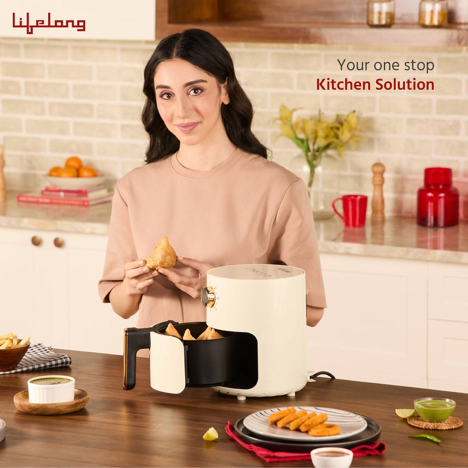 Lifelong LLHF25 2.5L 800 Watt Air Fryer with Air Circulation Technology (White) Lifelong LLHF25 2.5L 800 Watt Air Fryer with Air Circulation Technology (White)_14