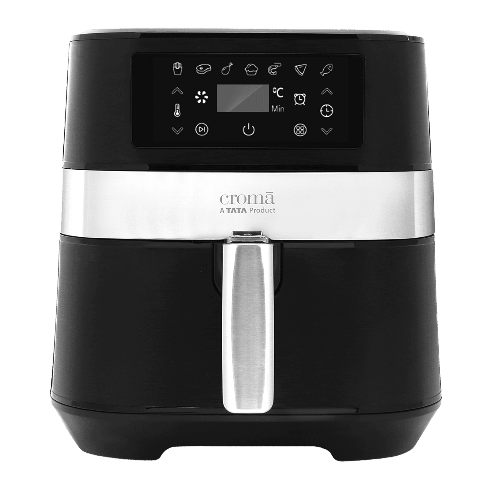 Croma 6L 1700 Watt Digital Air Fryer with Rapid Air Circulation System (Black) Croma 6L 1700 Watt Digital Air Fryer with Rapid Air Circulation System (Black)_1