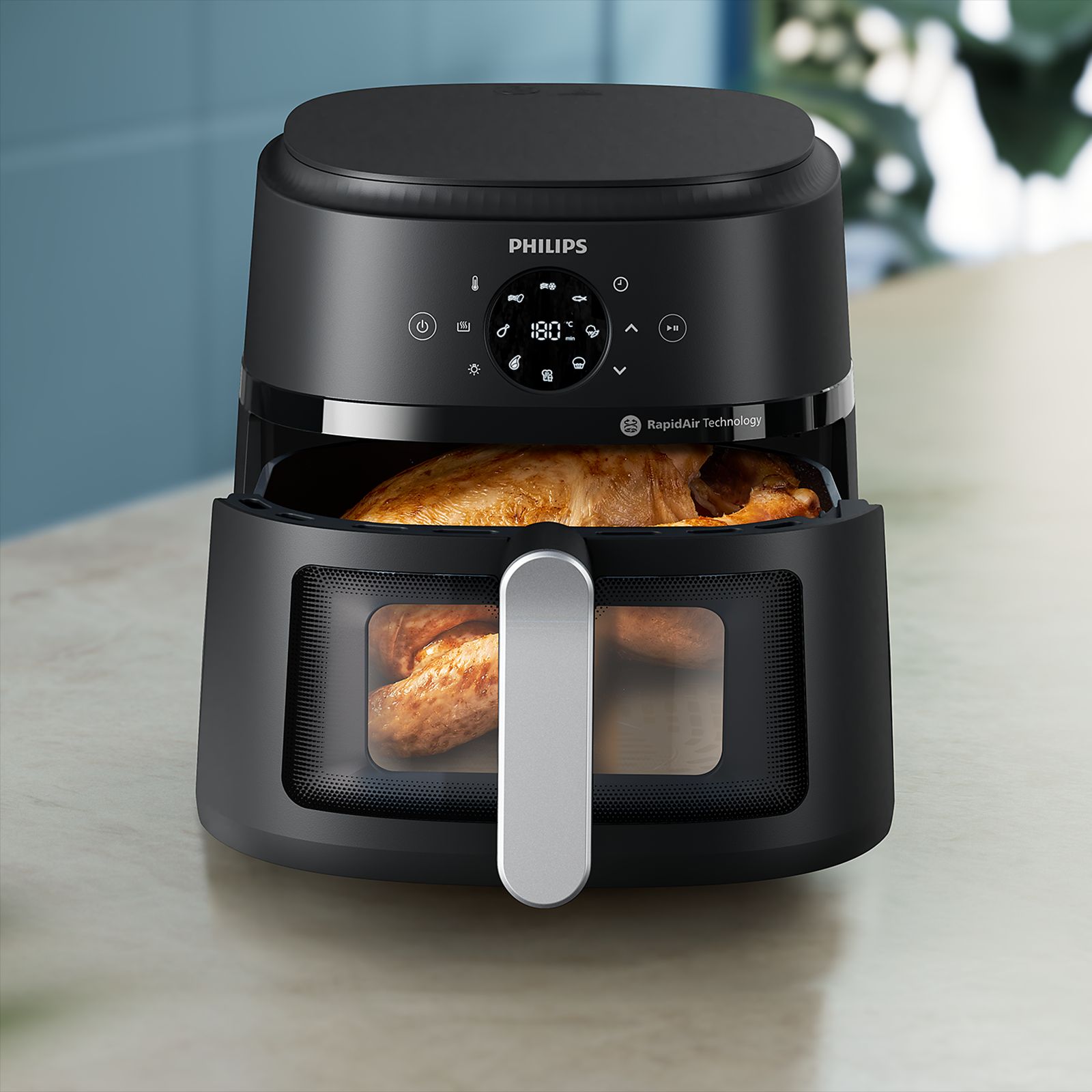 PHILIPS 2000 Series 6.2L 1700 Watt Digital Air Fryer with Rapid Air Technology (Black)_13