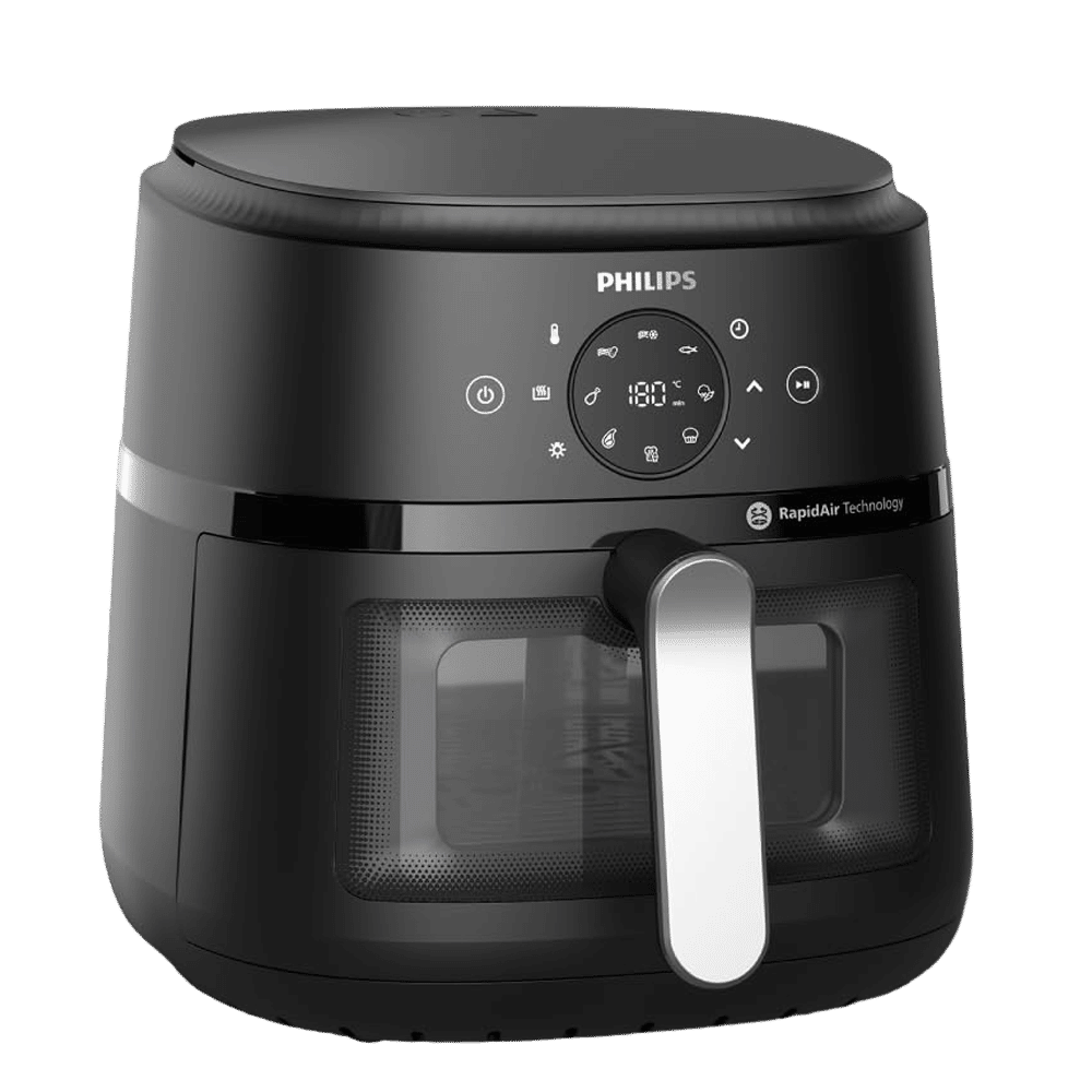 PHILIPS 2000 Series 6.2L 1700 Watt Digital Air Fryer with Rapid Air Technology (Black)_5