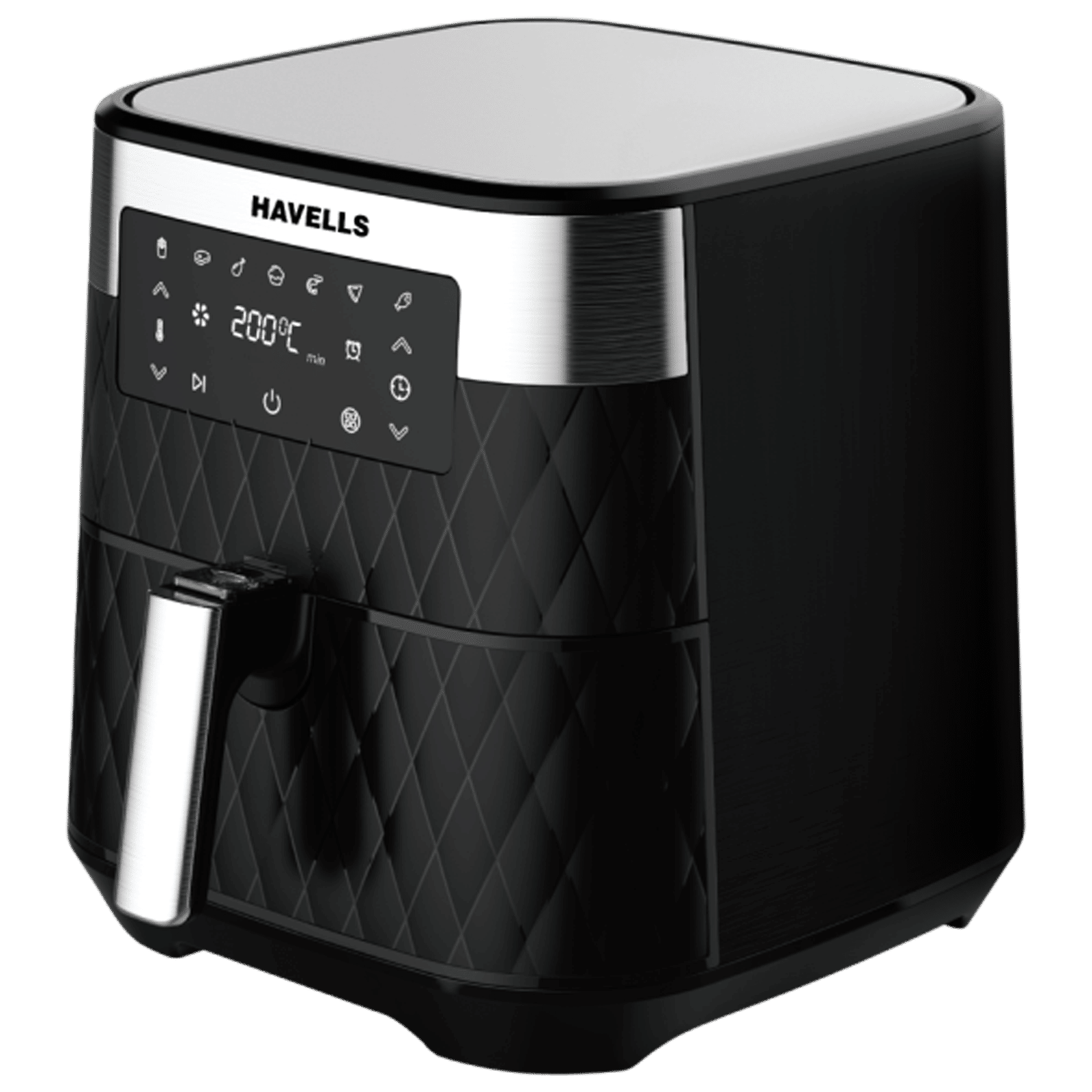 Havells Prolife Luxria 5.5L 1700 Watt Digital Air Fryer with Aero Crisp Technology (Black) Havells Prolife Luxria 5.5L 1700 Watt Digital Air Fryer with Aero Crisp Technology (Black)_1