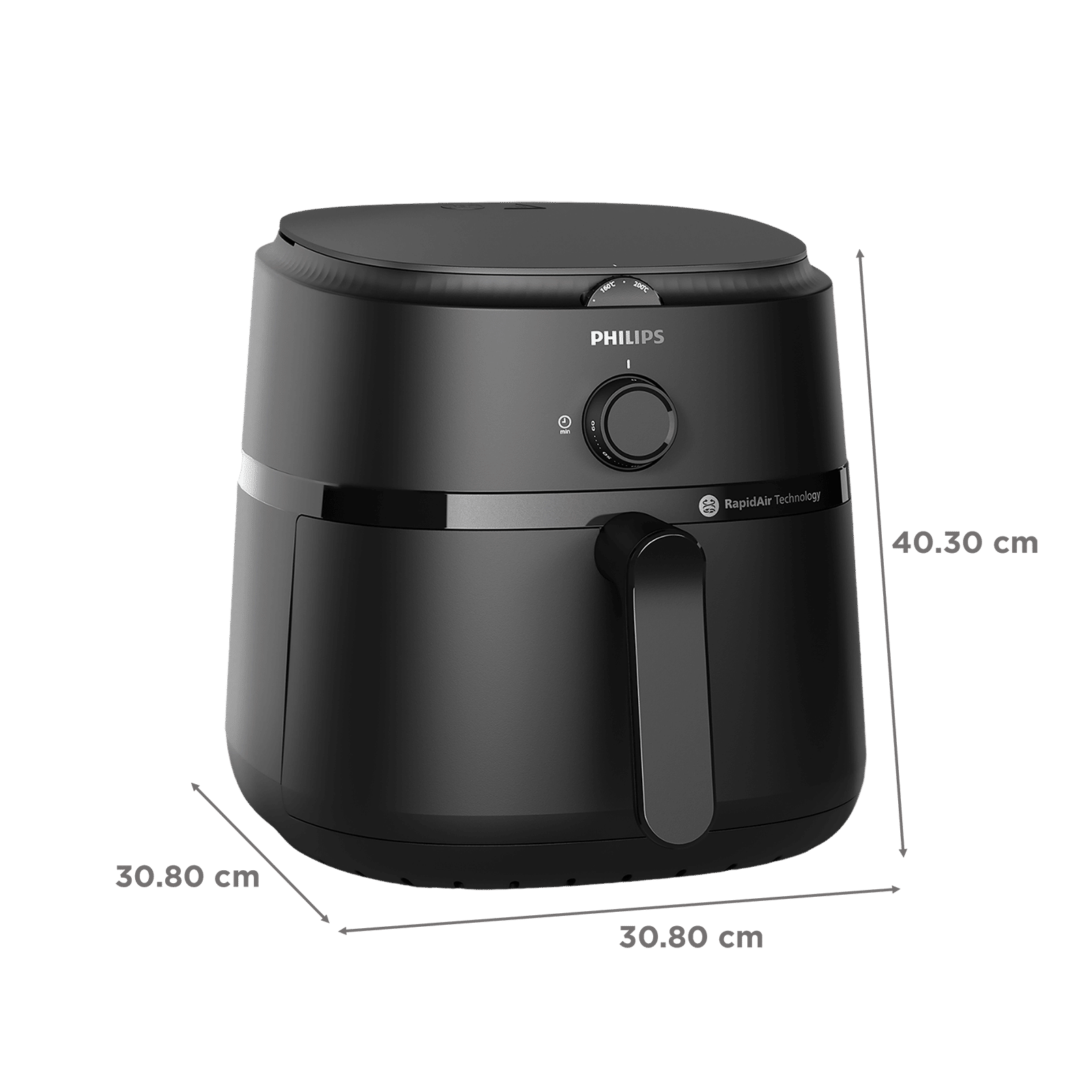 PHILIPS 1000 Series 6.2L 1700 Watt Air Fryer with Rapid Air Technology (Black) PHILIPS 1000 Series 6.2L 1700 Watt Air Fryer with Rapid Air Technology (Black)_2