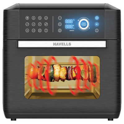 HAVELLS Avanza 15L 1700 Watt Digital Air Fryer with AeroCrisp Technology (Black)