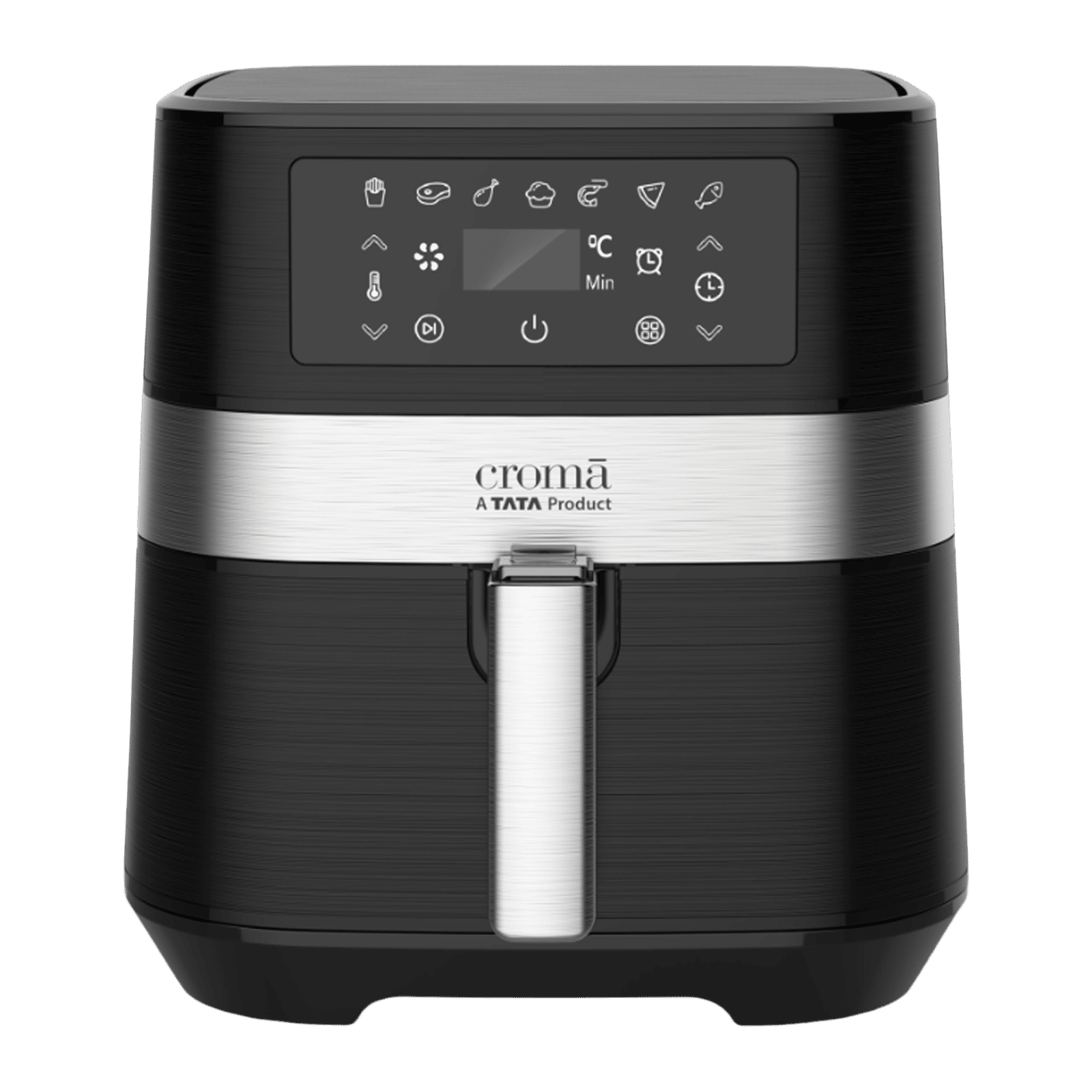 Croma 6L 1700 Watt Digital Air Fryer with Rapid Air Circulation System (Black) Croma 6L 1700 Watt Digital Air Fryer with Rapid Air Circulation System (Black)_1
