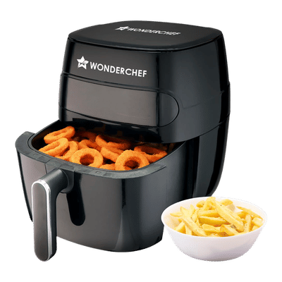 WONDERCHEF Swift Digital 6L 1350 Watt Digital Air Fryer with Rapid Air Technology (Black)