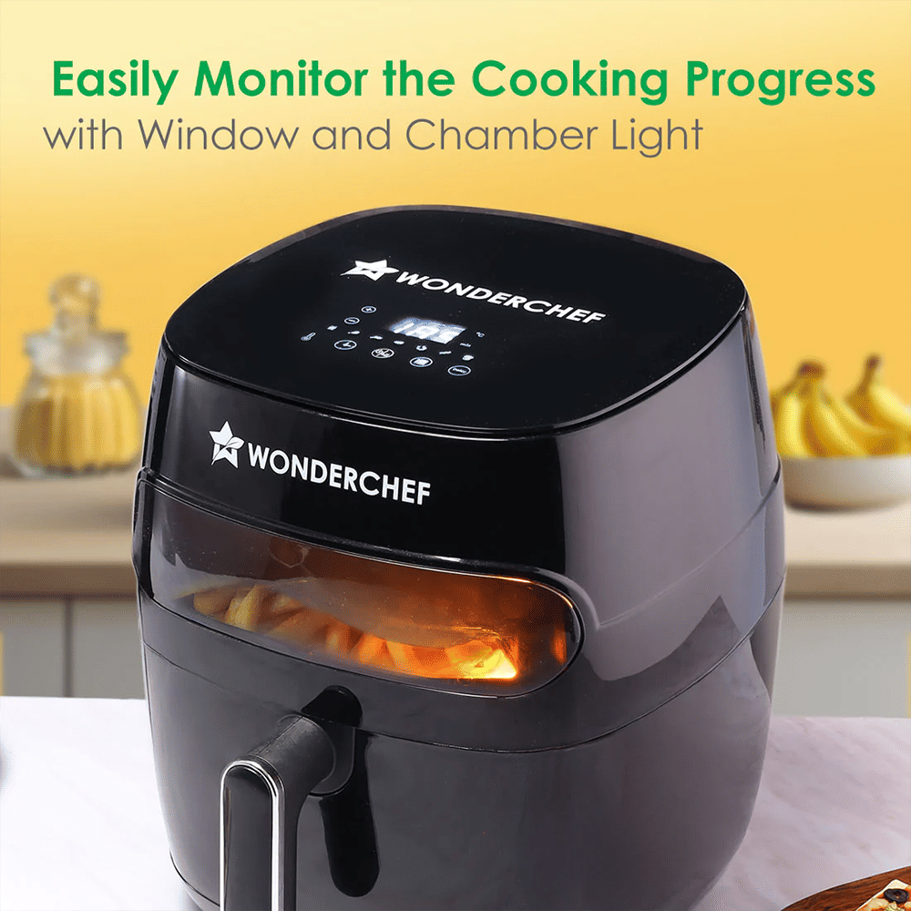 WONDERCHEF Swift Digital 6L 1350 Watt Digital Air Fryer with Rapid Air Technology (Black) WONDERCHEF Swift Digital 6L 1350 Watt Digital Air Fryer with Rapid Air Technology (Black)_4