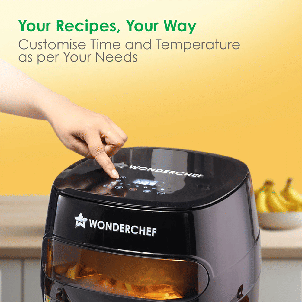 WONDERCHEF Swift Digital 6L 1350 Watt Digital Air Fryer with Rapid Air Technology (Black) WONDERCHEF Swift Digital 6L 1350 Watt Digital Air Fryer with Rapid Air Technology (Black)_7