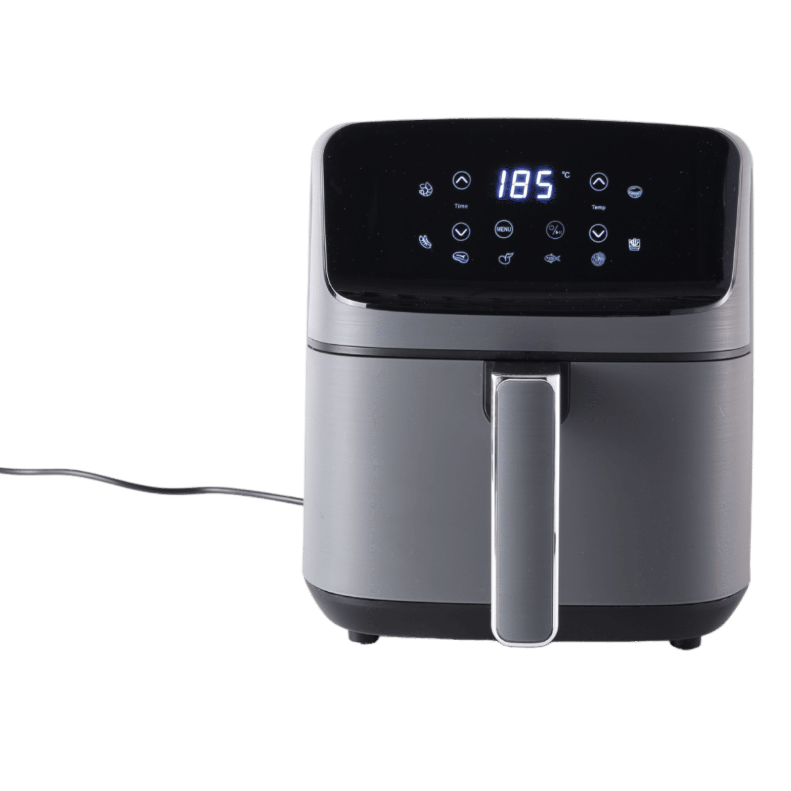 WONDERCHEF Regalia 4.5L 1500 Watt Digital Air Fryer with Rapid Air Technology (Grey) WONDERCHEF Regalia 4.5L 1500 Watt Digital Air Fryer with Rapid Air Technology (Grey)_1