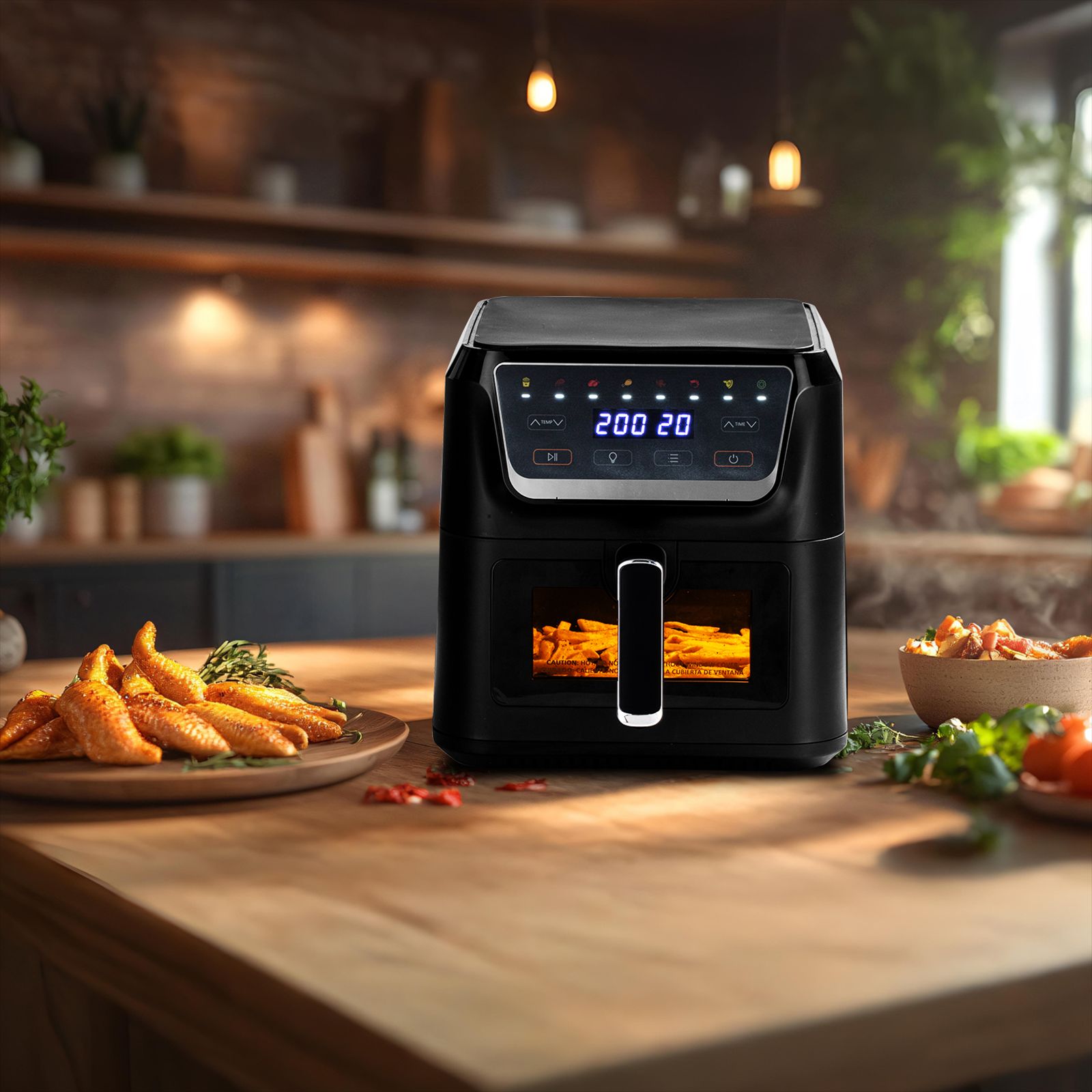 Russell Hobbs Sizzle Air 8L 1700 Watt Air Fryer with 8-in-1 Pre-Set Programs (Black) Russell Hobbs Sizzle Air 8L 1700 Watt Air Fryer with 8-in-1 Pre-Set Programs (Black)_11