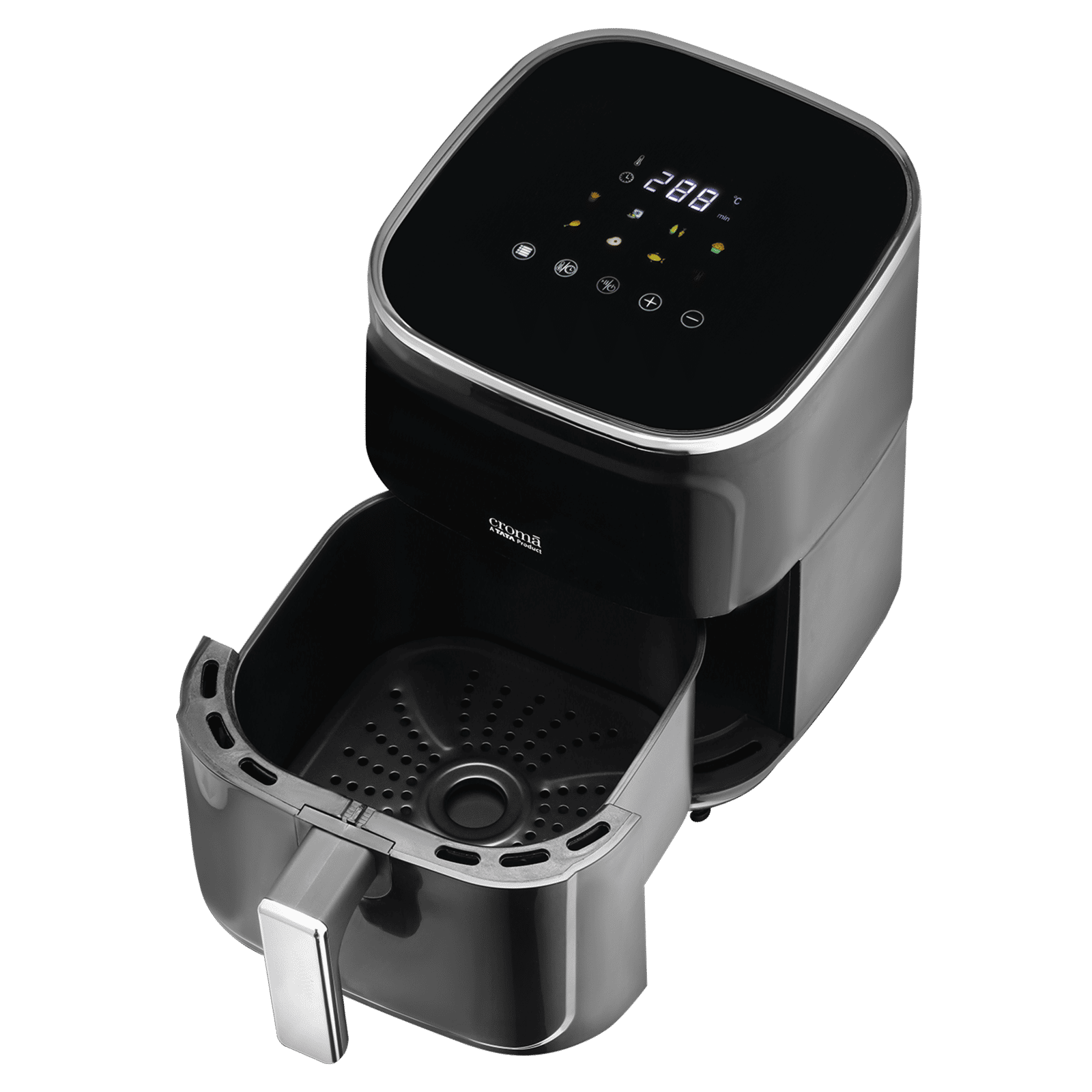 Croma 4.7L 1400 Watt Digital Air Fryer with 360 Degree Hot Air Circulation (Black) Croma 4.7L 1400 Watt Digital Air Fryer with 360 Degree Hot Air Circulation (Black)_5