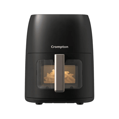 Crompton Ameo DLX 4.2L 1450 Watt Digital Air Fryer with Quick Fry Technology (Black Gold)