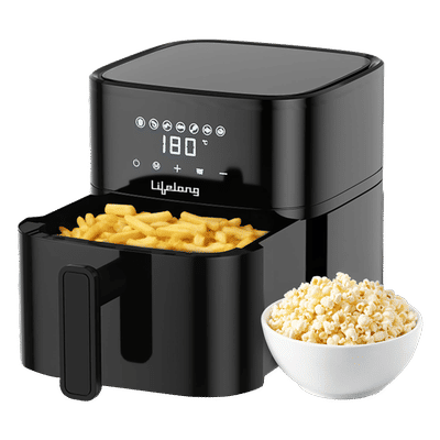 Lifelong LLHFD442 4.2L 1200 Watt Digital Air Fryer with 7 Preset Menus (Black)