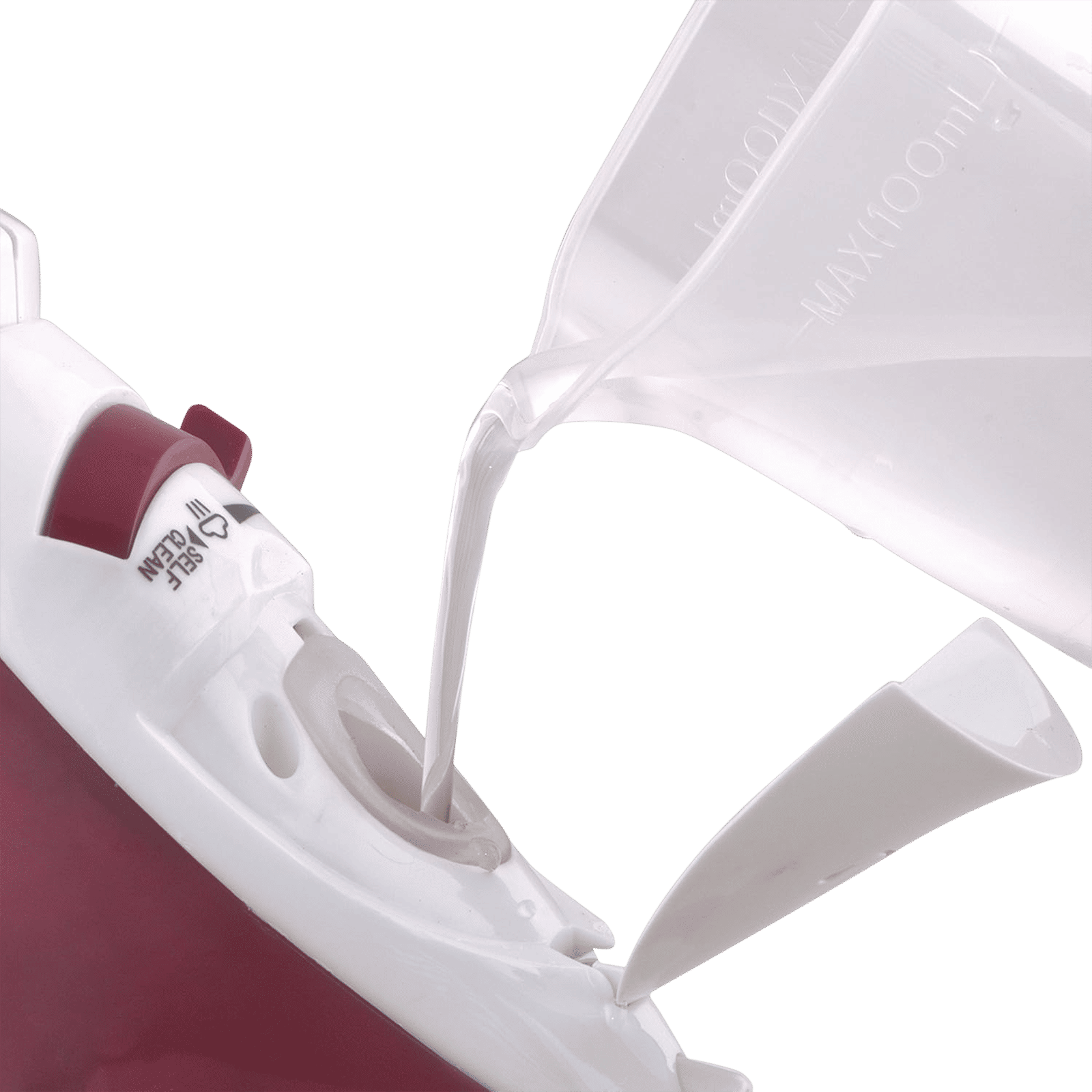Morphy Richards Glide 1250 Watts 300ml Steam Iron (Vertical and Horizontal Ironing, Pink)_6