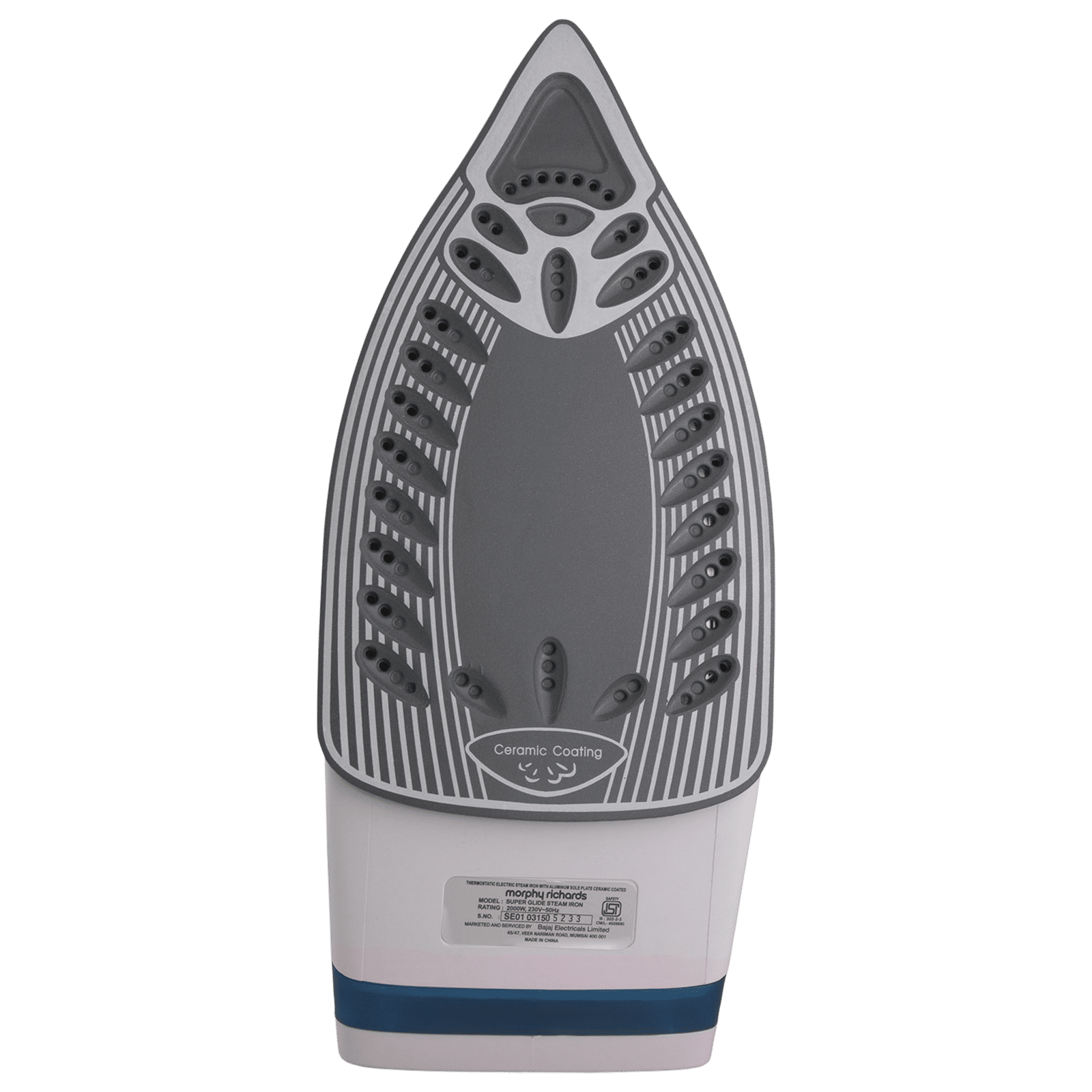 Morphy Richards Super Glide 2000 Watts 350ml Steam Iron (Steam Burst, Blue)_4