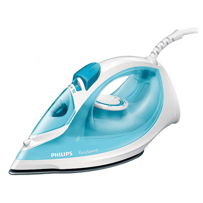 PHILIPS EasySpeed 2000 Watts 200ml Steam Iron (Drip Stop System, SkyBlue)
