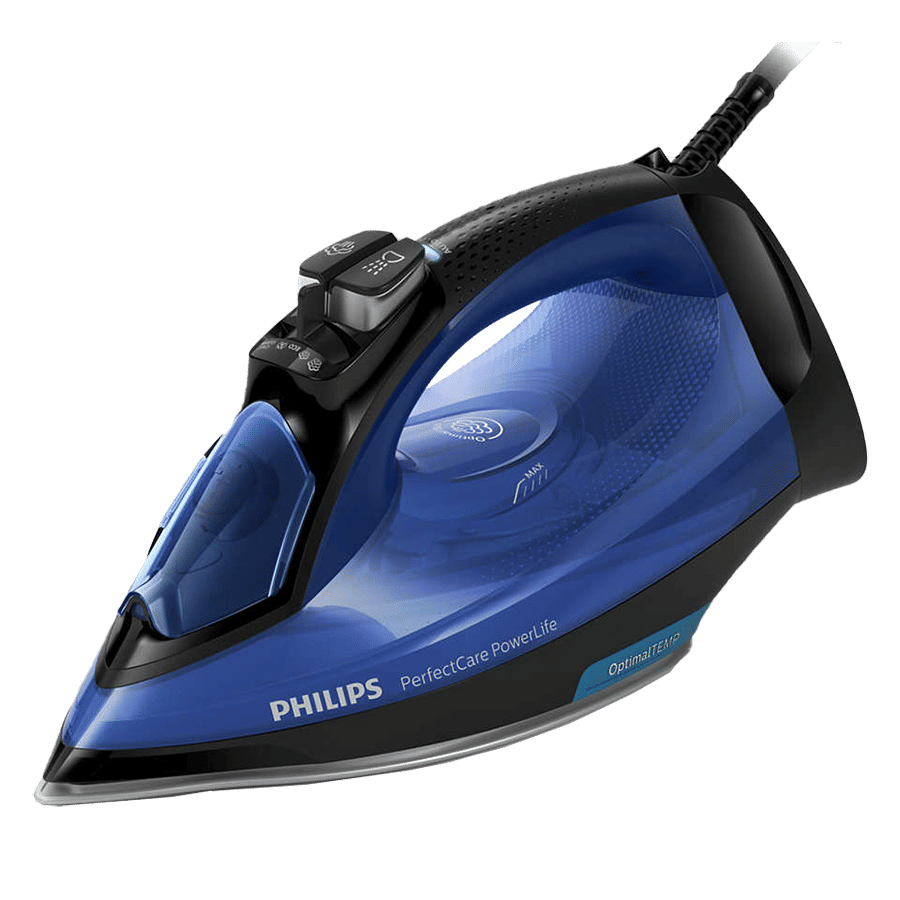 PHILIPS PerfectCare 2400 Watts 300ml Steam Iron (OptimalTEMP Technology, Blue) PHILIPS PerfectCare 2400 Watts 300ml Steam Iron (OptimalTEMP Technology, Blue)_1