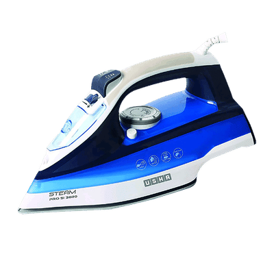 USHA SI 3820 2000 Watts 280ml Steam Iron (Anti-Drip Function, Blue)