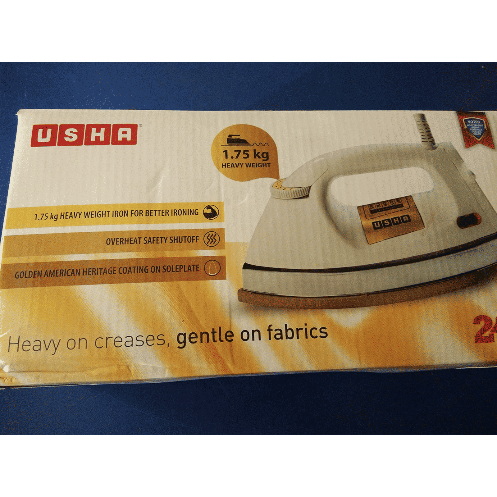 USHA EI 3710 1000 Watts Dry Iron (360 Degree Swivel Cord, White) USHA EI 3710 1000 Watts Dry Iron (360 Degree Swivel Cord, White)_4