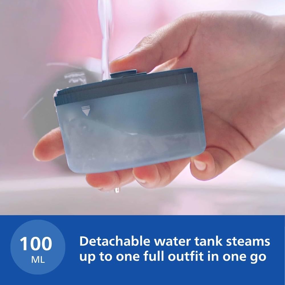 PHILIPS 3000 Series 1000 Watts Handheld Garment Steamer (100ml Water Tank, 1 Modes, Foldable, Reno Blue)_18