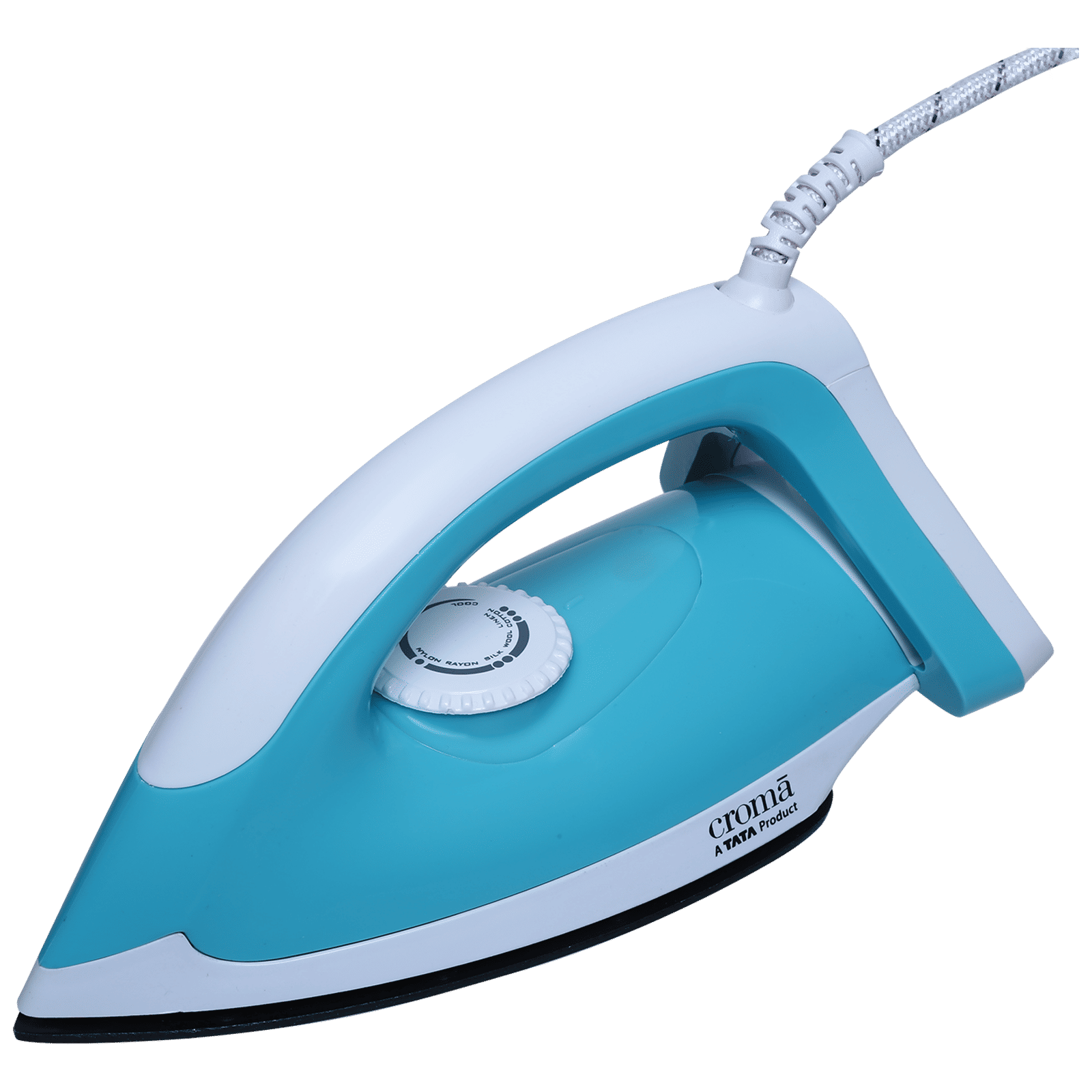 Croma 1000 Watts Dry Iron (Weilburger Dual Coat Soleplate, Blue)_1