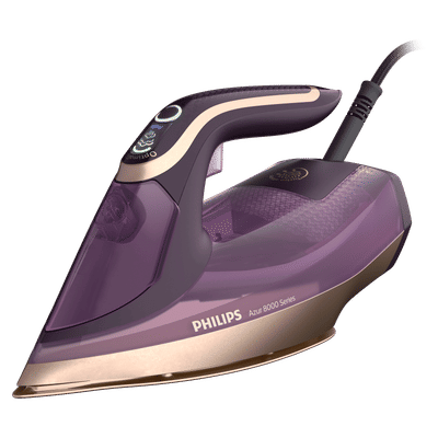 PHILIPS DST8040/30 3000 Watts 350ml Steam Iron (Vertical Steam Function, Purple)