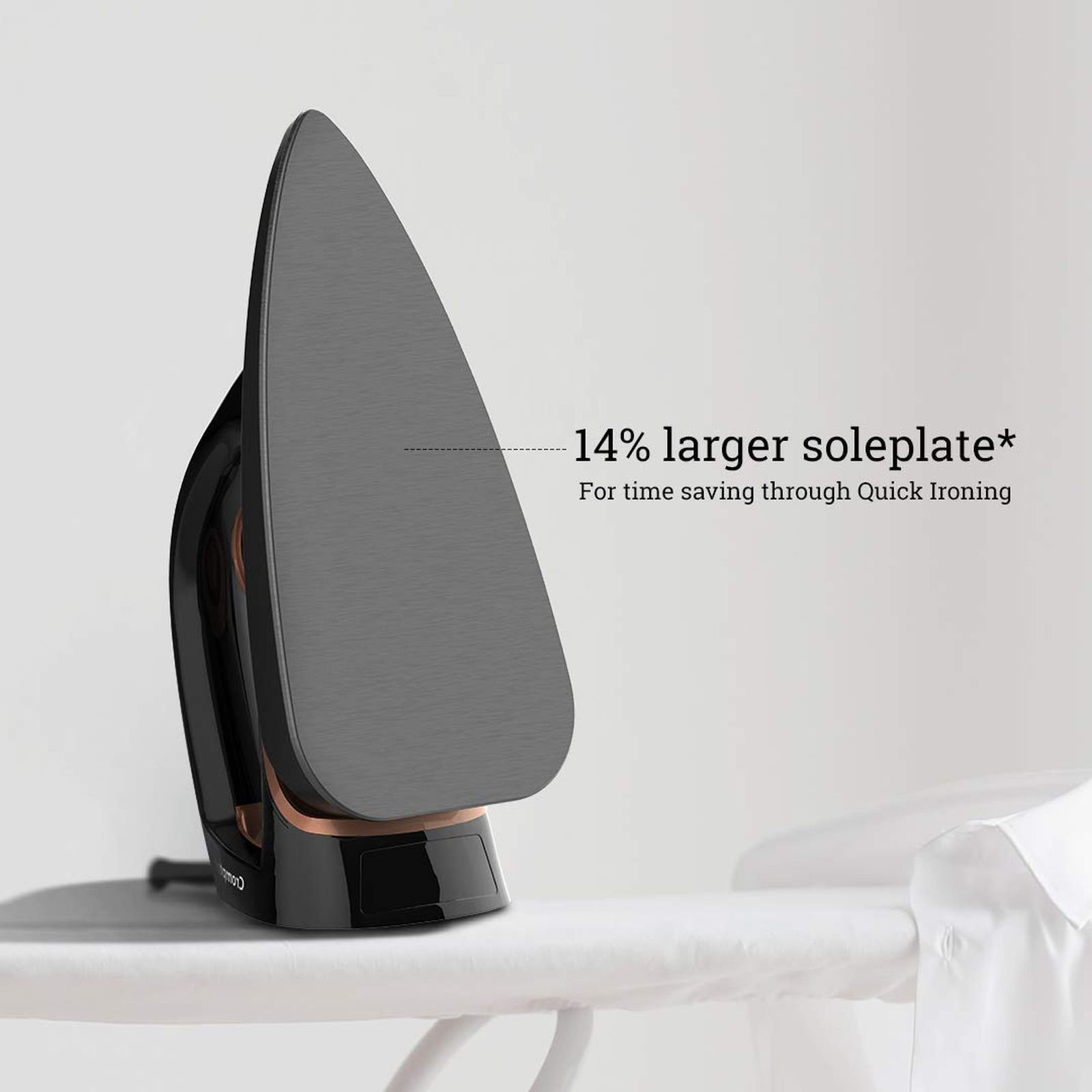 Crompton InstaGlide 1000 Watts Dry Iron (6 Fabric Settings, Black) Crompton InstaGlide 1000 Watts Dry Iron (6 Fabric Settings, Black)_4
