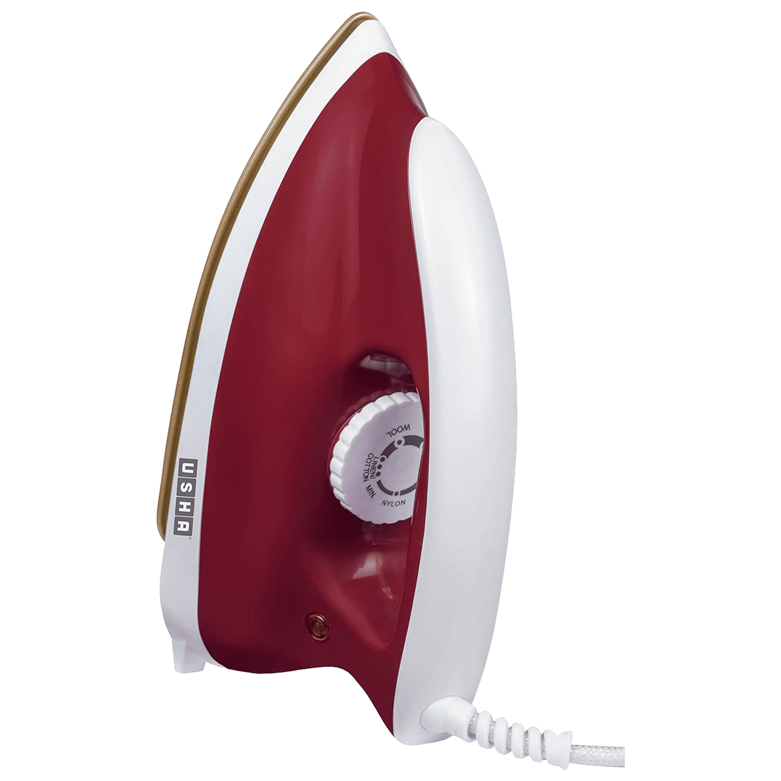 USHA Goliath 1200 Watts Dry Iron (360 Degree Swivel Cord, Red)_2