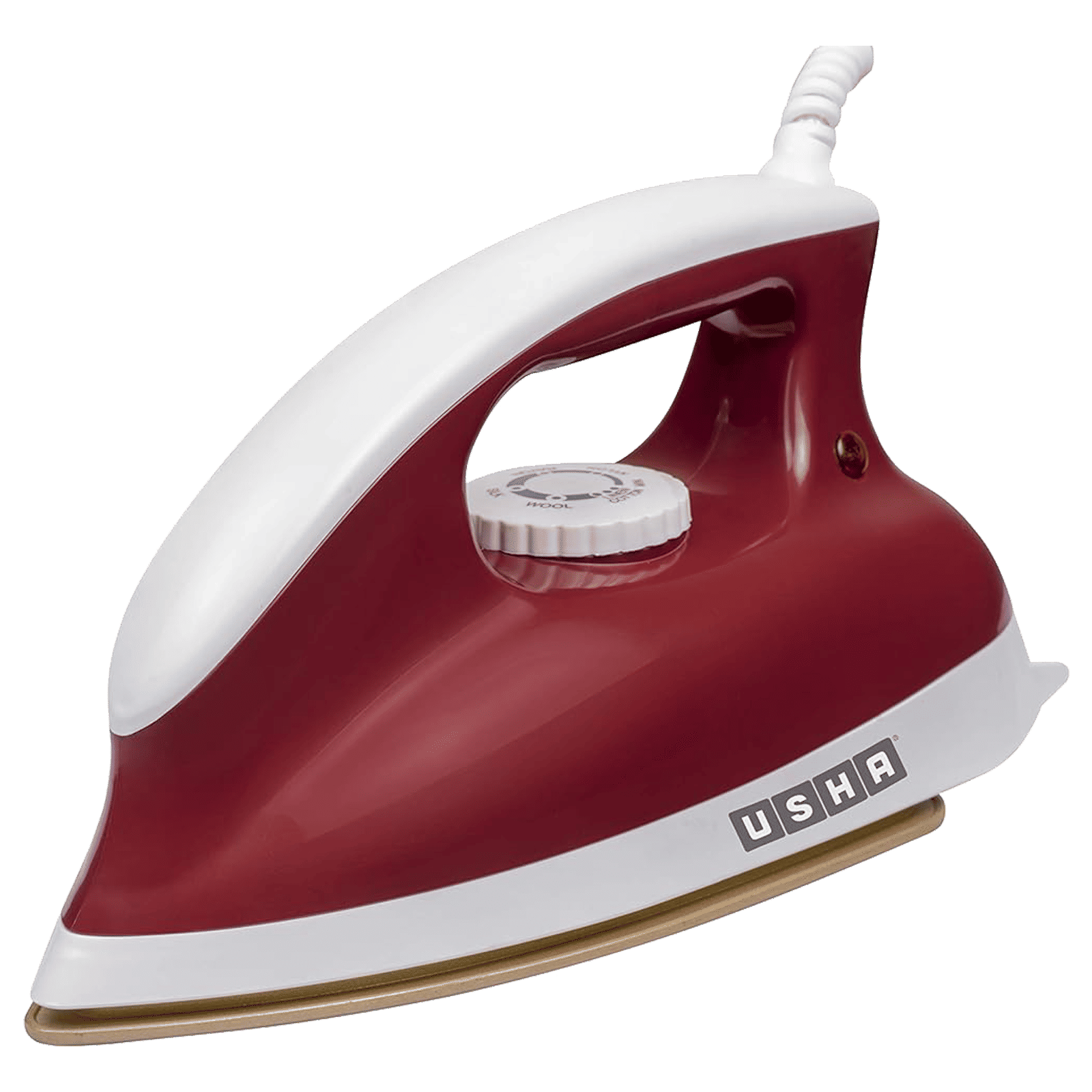 USHA Goliath 1200 Watts Dry Iron (360 Degree Swivel Cord, Red)_1