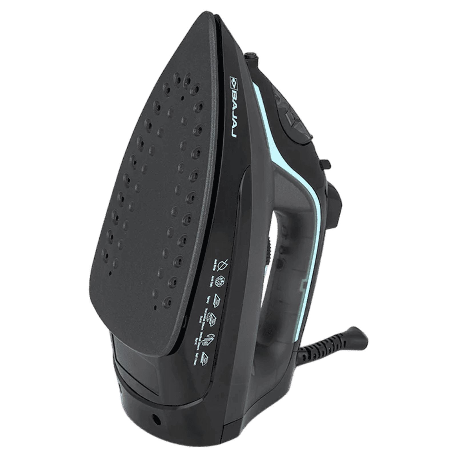 BAJAJ MX 45 2000 Watts 220ml Steam Iron (Anti Drip Technology, Black & Grey)_3