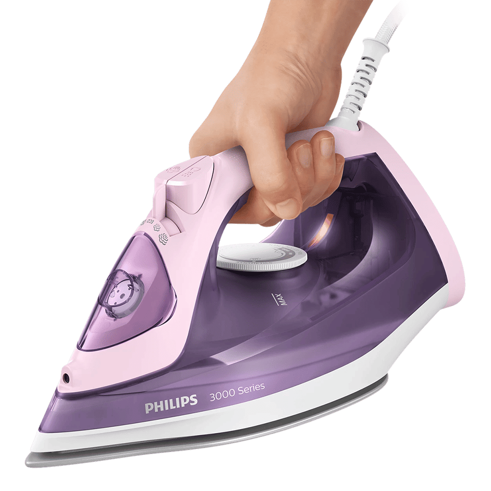 PHILIPS Speed Pro 2200 Watts 300ml Steam Iron (Built-in Calc-Clean, Purple) PHILIPS Speed Pro 2200 Watts 300ml Steam Iron (Built-in Calc-Clean, Purple)_12