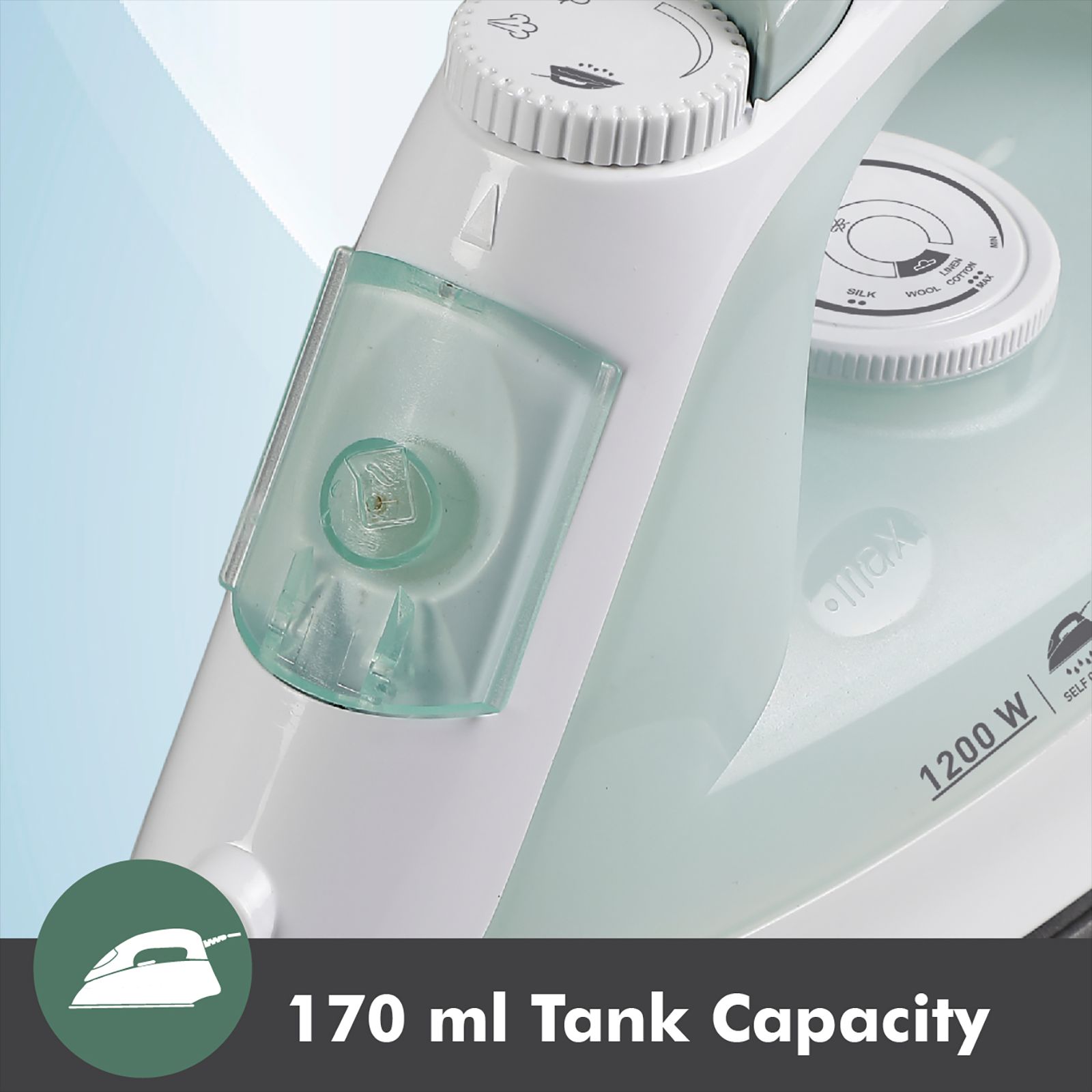 HAVELLS Elece 1200 Watts 170ml Steam Iron (Vertical & Horizontal Steam, Pista Green) HAVELLS Elece 1200 Watts 170ml Steam Iron (Vertical & Horizontal Steam, Pista Green)_10
