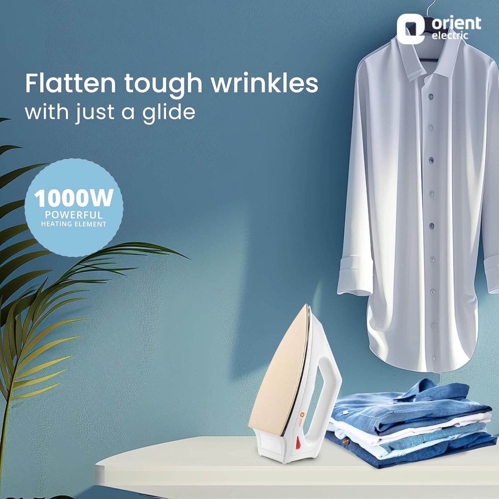 Orient Fabrismooth 1000 Watts Dry Iron (Temperature Control, White) Orient Fabrismooth 1000 Watts Dry Iron (Temperature Control, White)_11