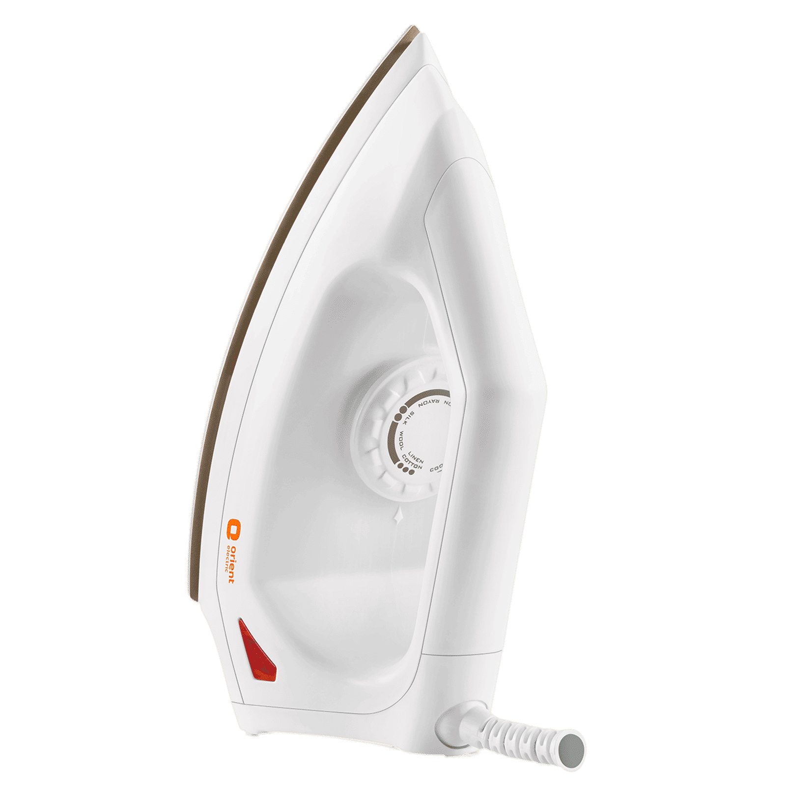 Orient Fabrismooth 1000 Watts Dry Iron (Temperature Control, White) Orient Fabrismooth 1000 Watts Dry Iron (Temperature Control, White)_4