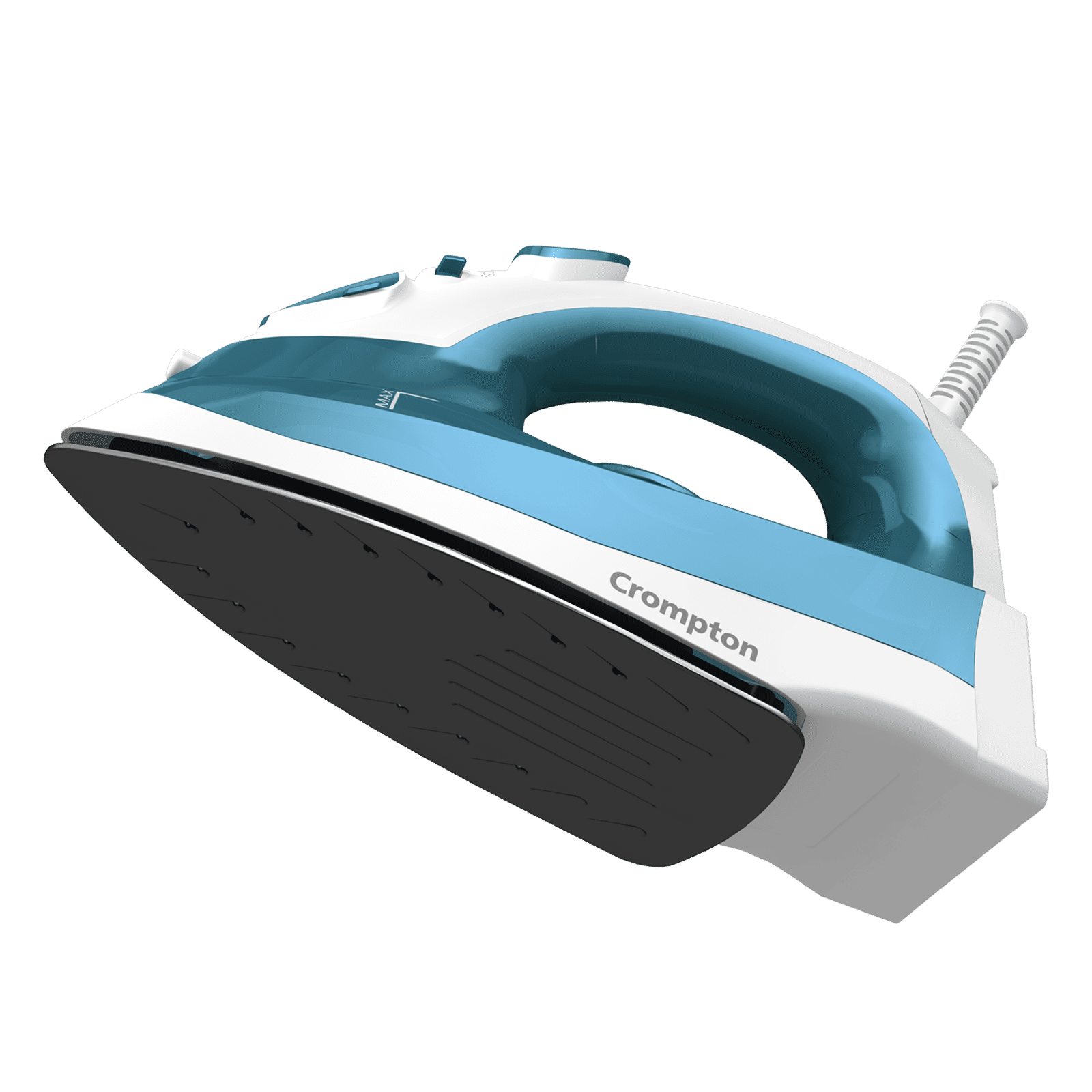 Crompton FabriMax Neo 1250 Watts 200ml Steam Iron (6 Fabric Settings, White & Teal) Crompton FabriMax Neo 1250 Watts 200ml Steam Iron (6 Fabric Settings, White & Teal)_6