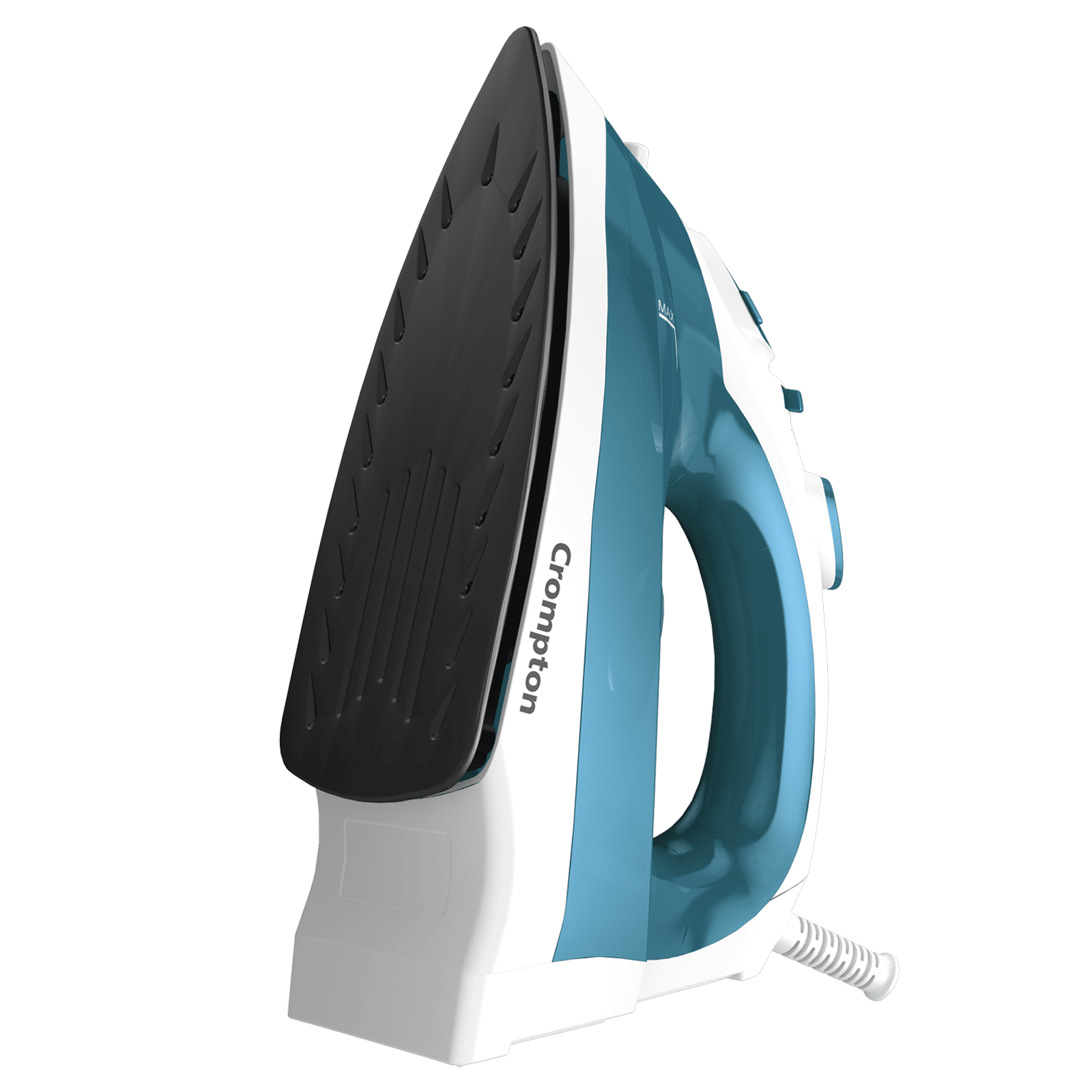 Crompton FabriMax Neo 1250 Watts 200ml Steam Iron (6 Fabric Settings, White & Teal) Crompton FabriMax Neo 1250 Watts 200ml Steam Iron (6 Fabric Settings, White & Teal)_2