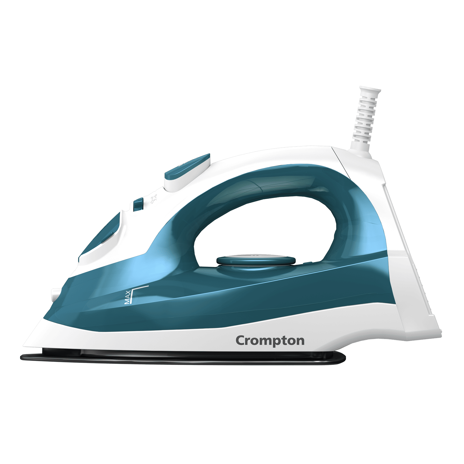 Crompton FabriMax Neo 1250 Watts 200ml Steam Iron (6 Fabric Settings, White & Teal) Crompton FabriMax Neo 1250 Watts 200ml Steam Iron (6 Fabric Settings, White & Teal)_3