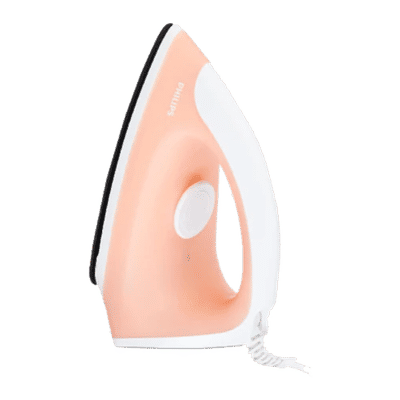 PHILIPS Classic 750 Watts Dry Iron (180 Degree Swivel Cord, Coral)