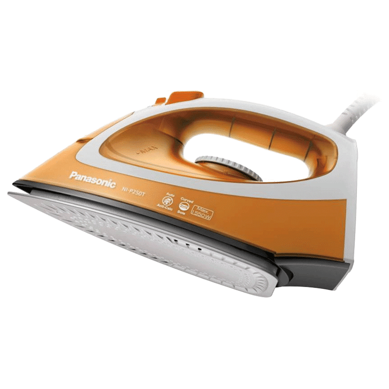 Panasonic 1550 Watt Steam Iron (NI-P250TTSM, Orange) Panasonic 1550 Watt Steam Iron (NI-P250TTSM, Orange)_8