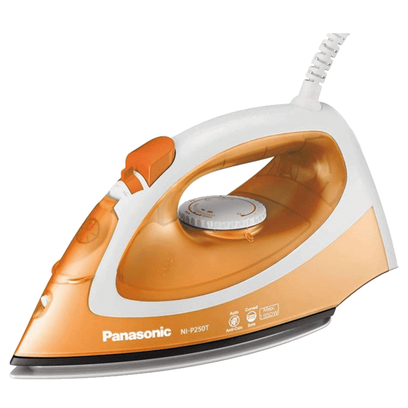 Panasonic 1550 Watt Steam Iron (NI-P250TTSM, Orange) Panasonic 1550 Watt Steam Iron (NI-P250TTSM, Orange)_1