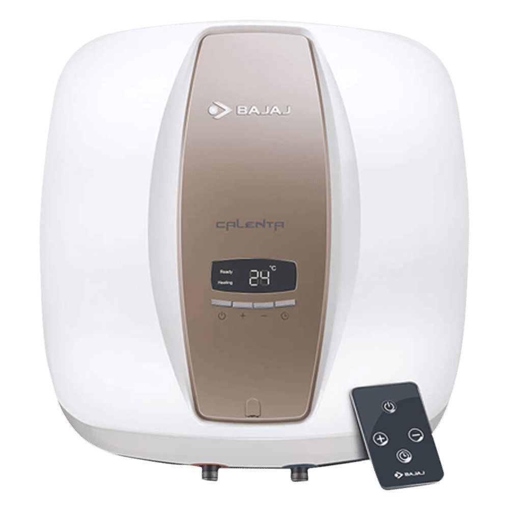 BAJAJ Calenta Digi 15 Litre 5 Star Vertical Storage Geyser with Titanium Armour Technology (White)_1