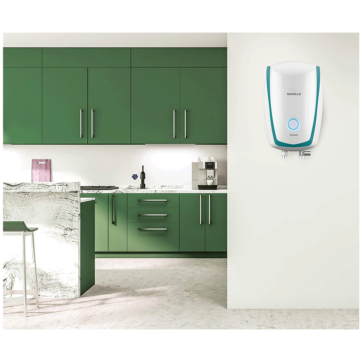 HAVELLS Instanio 3 Litre 3 Star Vertical Instant Geyser with Safety Valve (White & Blue)_9