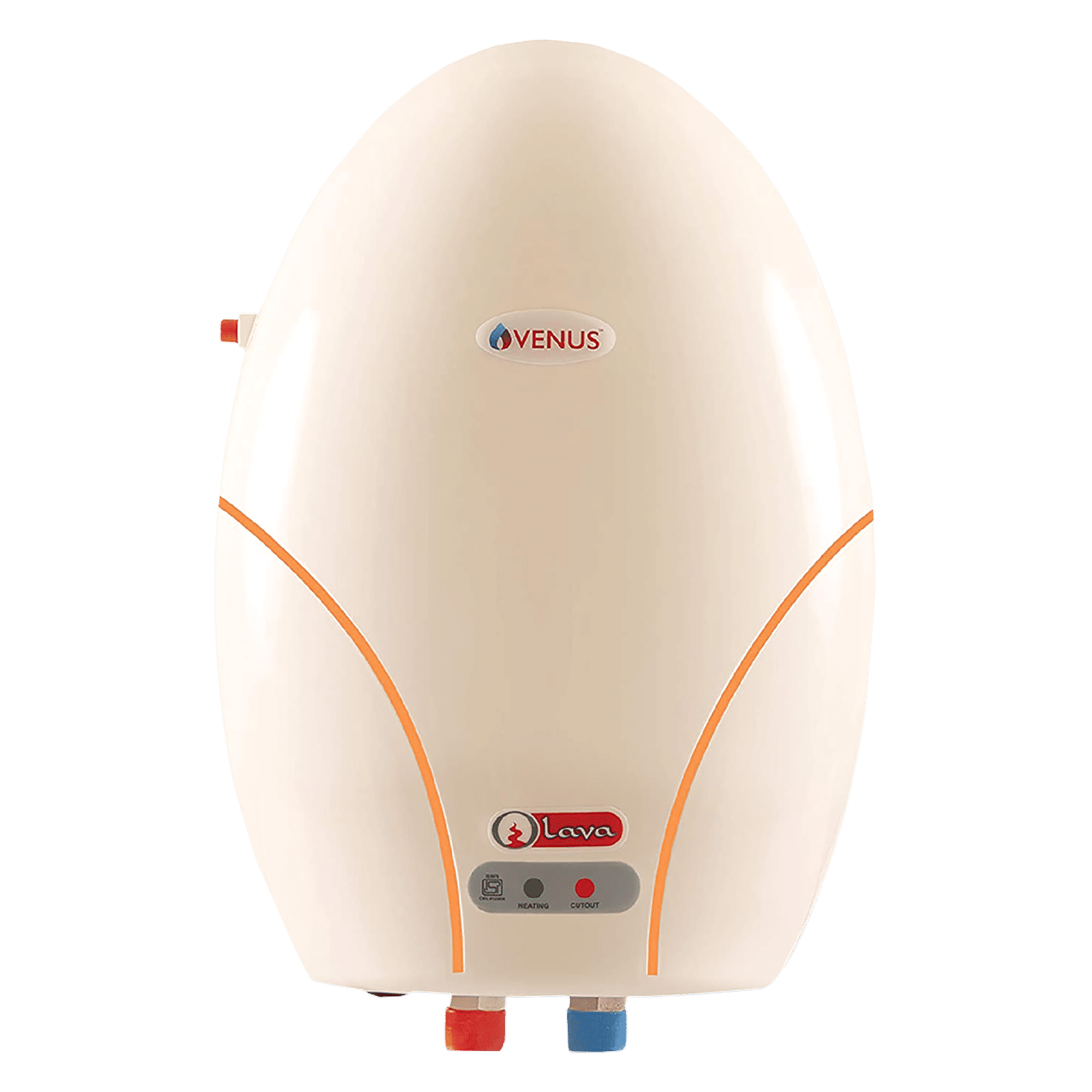VENUS Lava 3 Litre 4 Star Vertical Instant Geyser with Multifunction Valve (Ivory)_1