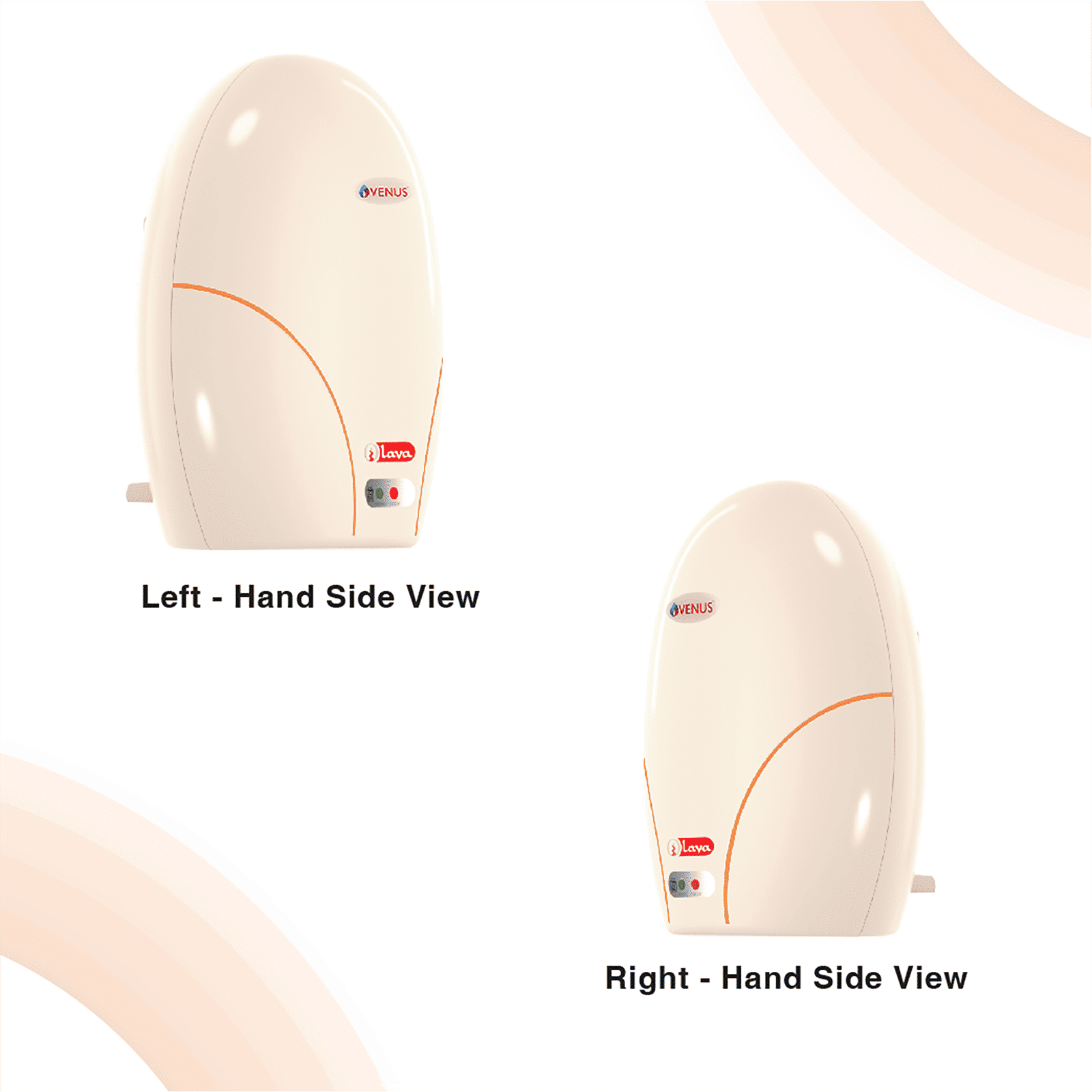 VENUS Lava 3 Litre 4 Star Vertical Instant Geyser with Multifunction Valve (Ivory)_8