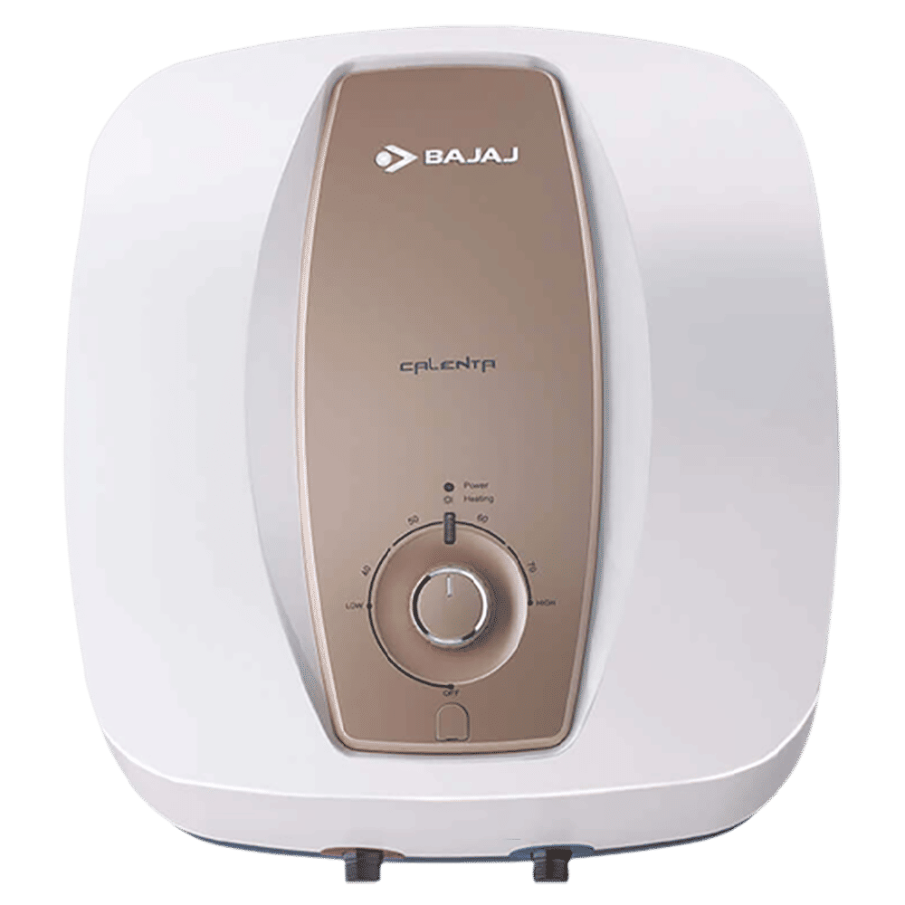 BAJAJ Calenta Mechanical 15 Litre 4 Star Vertical Storage Geyser with Titanium Armour Technology (White) BAJAJ Calenta Mechanical 15 Litre 4 Star Vertical Storage Geyser with Titanium Armour Technology (White)_1