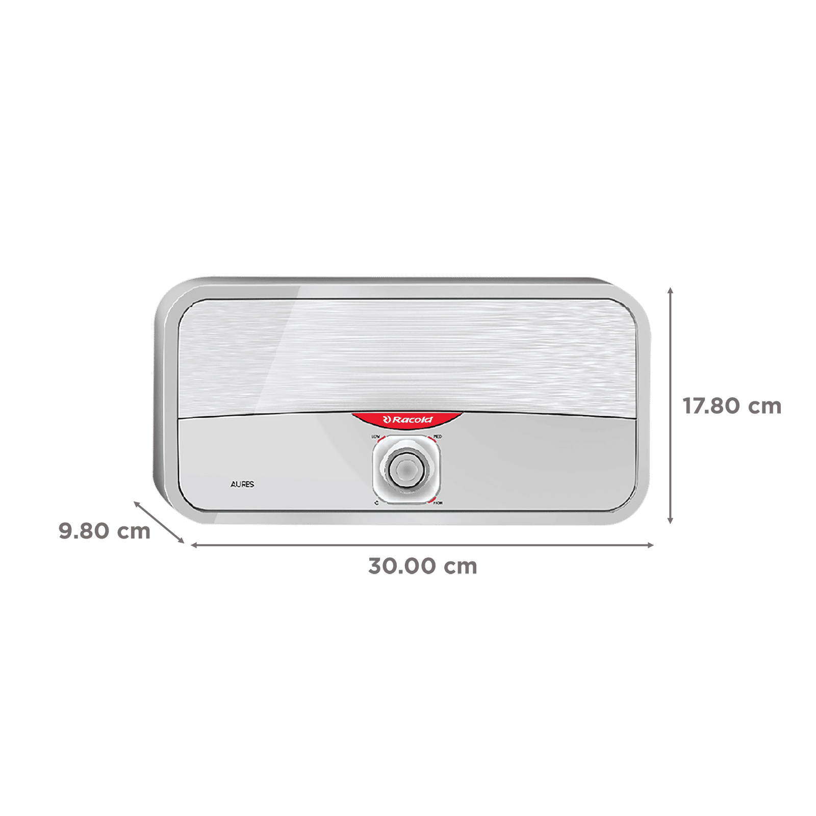 Racold Aures 2.1 Litre Vertical Instant Geyser with Lightning Fast Heating (White) Racold Aures 2.1 Litre Vertical Instant Geyser with Lightning Fast Heating (White)_2