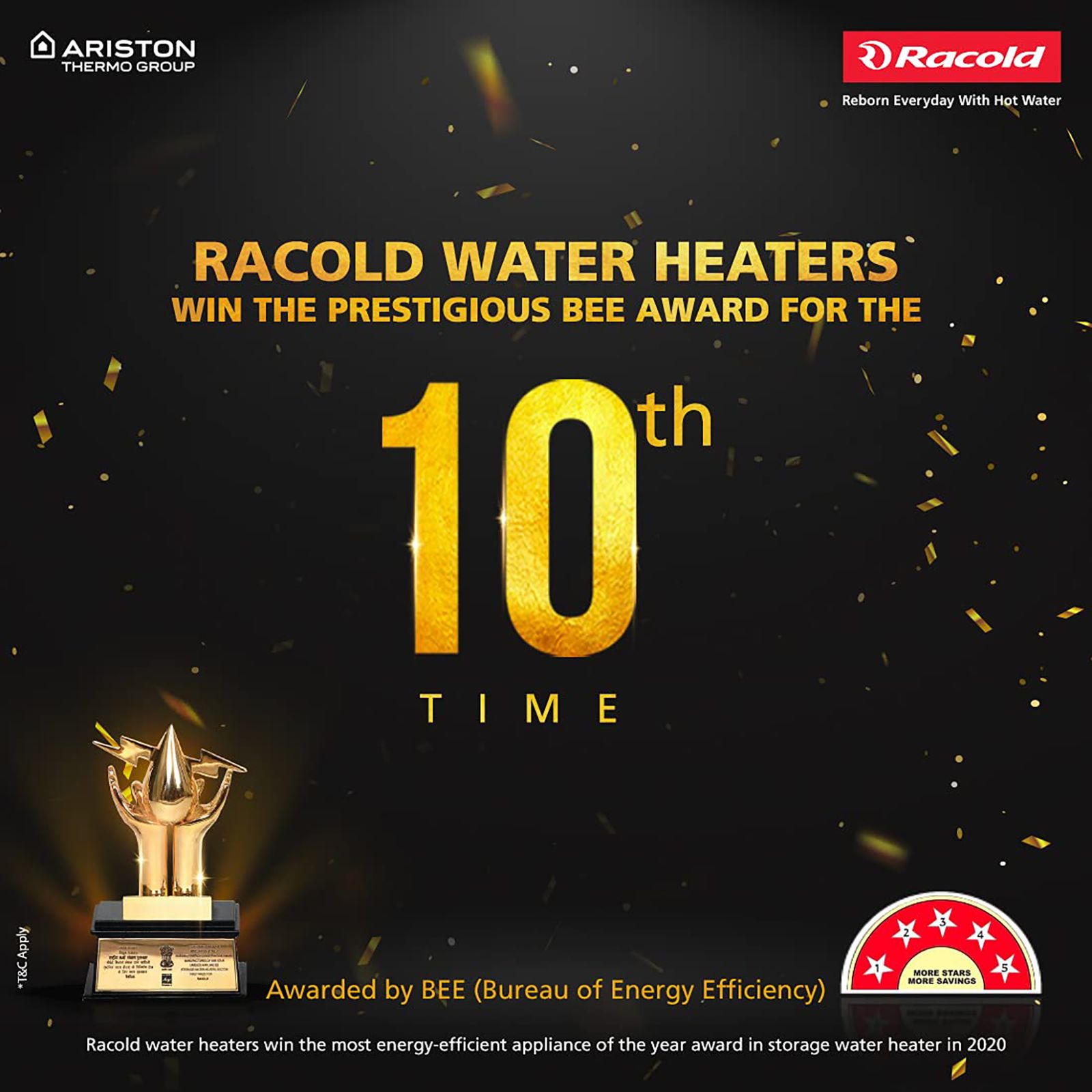 Racold Andris Uno 10 Litre 4 Star Vertical Storage Geyser with Titanium Plus Technology (Sandy) Racold Andris Uno 10 Litre 4 Star Vertical Storage Geyser with Titanium Plus Technology (Sandy)_6