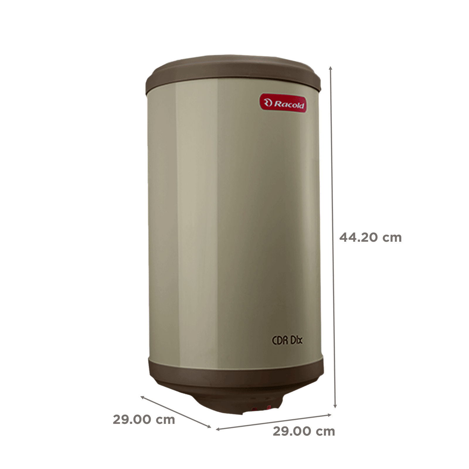 Racold CDR DLX 10 Litre 5 Star Vertical Storage Geyser with Titanium Plus Technology (Ivory)_2