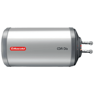 Racold CDR DLX 15 Litre 4 Star Horizontal Storage Geyser with Titanium Plus Technology (White & Grey Dome)